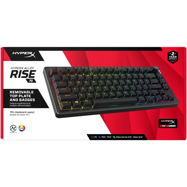 Купить Клавиатура HyperX Alloy Rise 75 HX Red Black (7G7A4AA) - фото 6