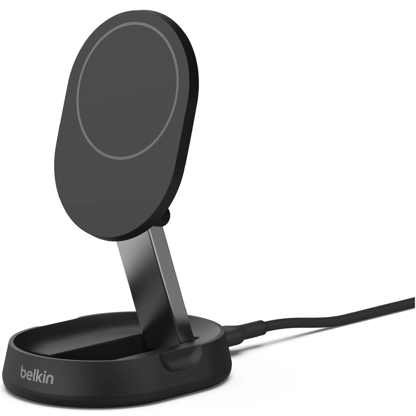 Купить Беспроводное зарядное устройство Belkin 15Вт Magnetic Stand Qi2 (WIA008VFBK) - фото 1