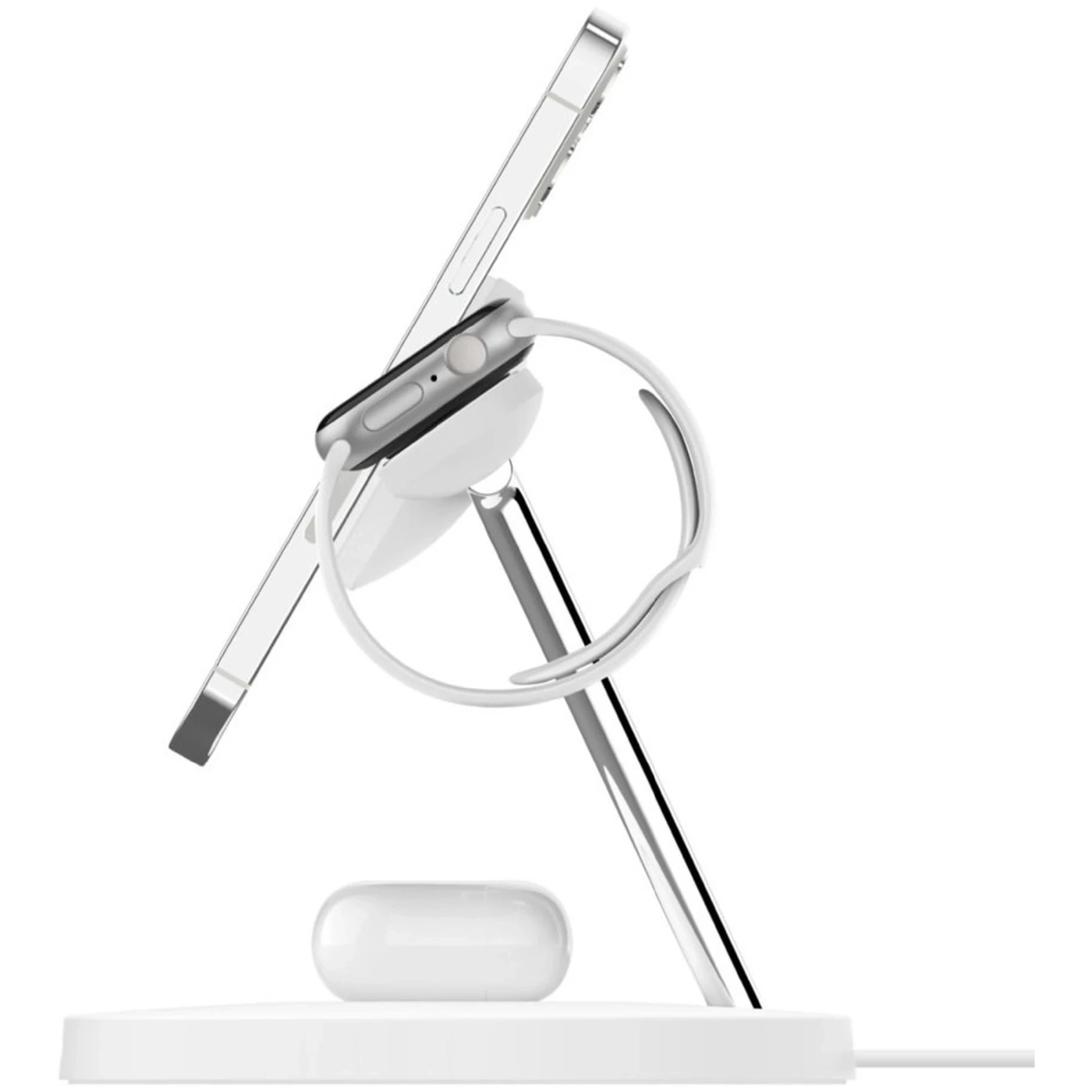 Купить Беспроводное зарядное устройство Belkin 3в1 MagSafe White (WIZ017VFWH) - фото 6