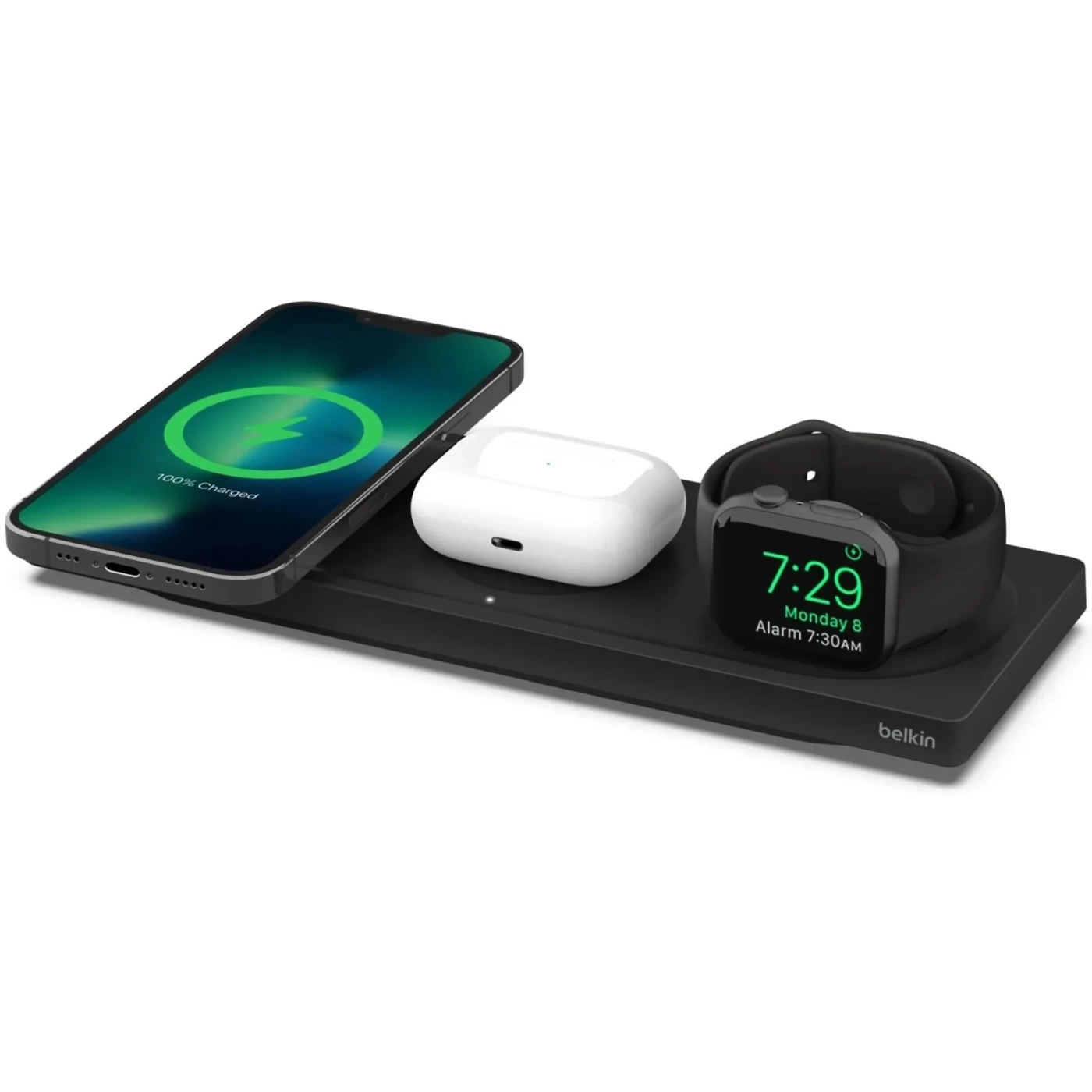 Купити Бездротовий зарядний пристрій Belkin 3в1 MagSafe PRO (WIZ016VFBK) - фото 3