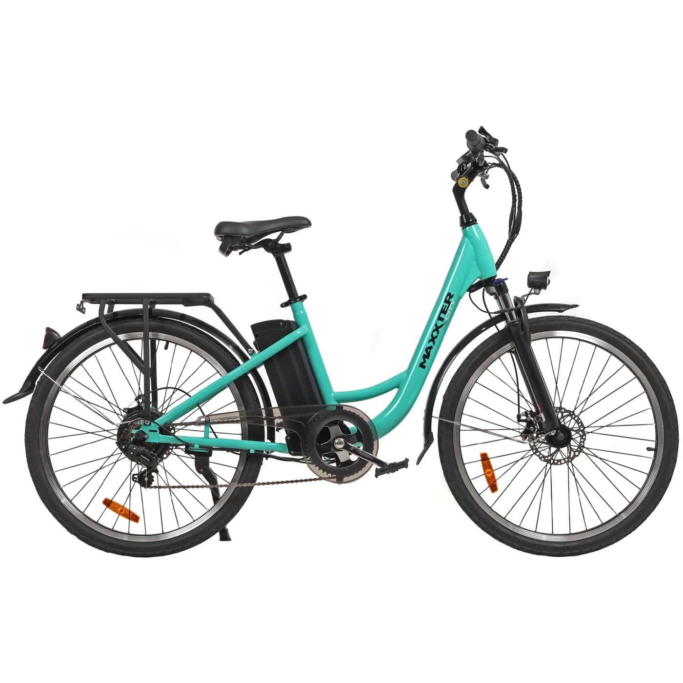 Купити Електровелосипед Maxxter CITY 2.0 (LightBlue) - фото 2