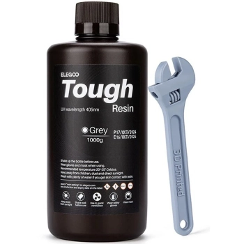Купити Фотополимерная смола ELEGOO Tough Resin 1кг, сіра (50.103.0274) - фото 1