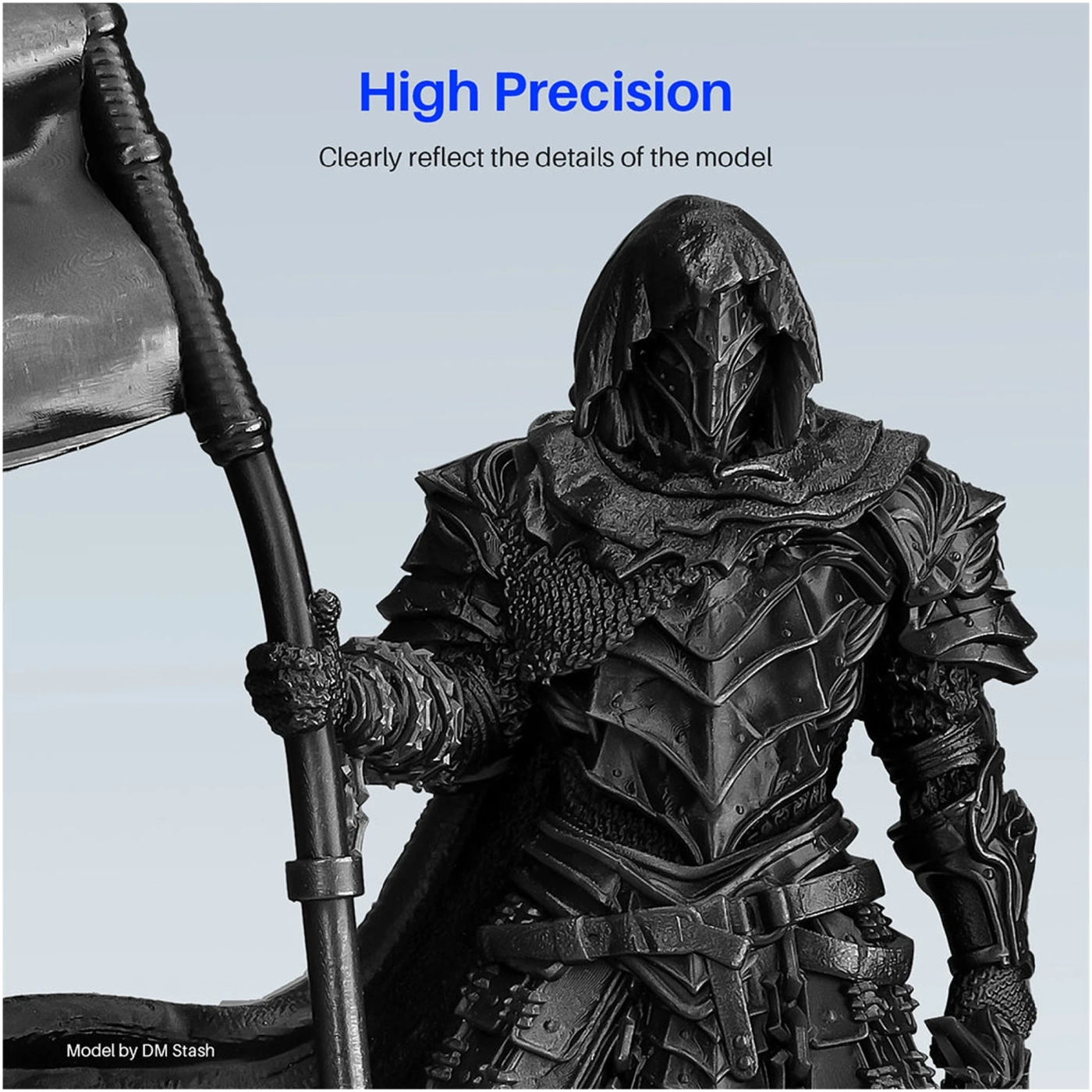 Купить Фотополимерная смола ELEGOO Tough Resin 2кг, серая (50.103.0275) - фото 2