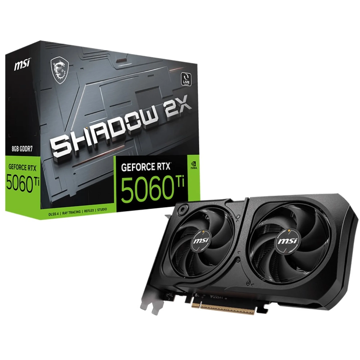 Купить Видеокарта MSI Nvidia GeForce RTX 5060 Ti SHADOW 2X PLUS 8GB (G506T-8S2P) - фото 5