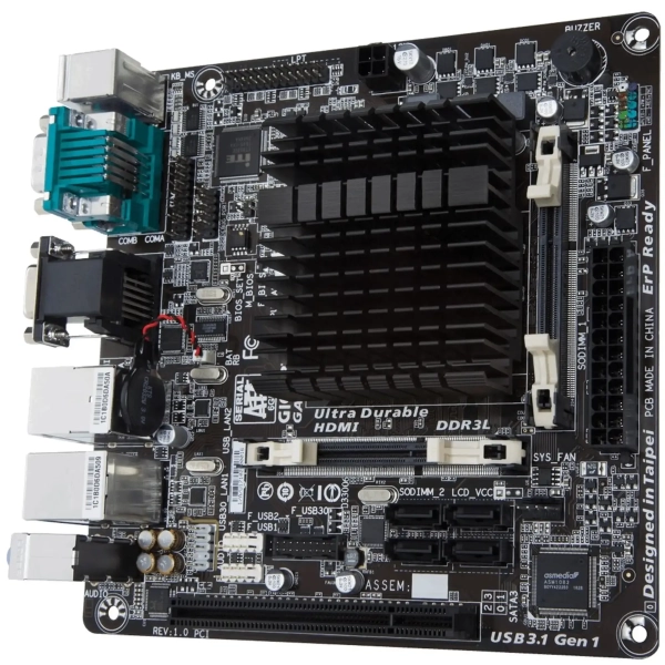 Купить Уценка Материнская плата GIGABYTE GA-J3455N-D3H (SN180960000581) - фото 2