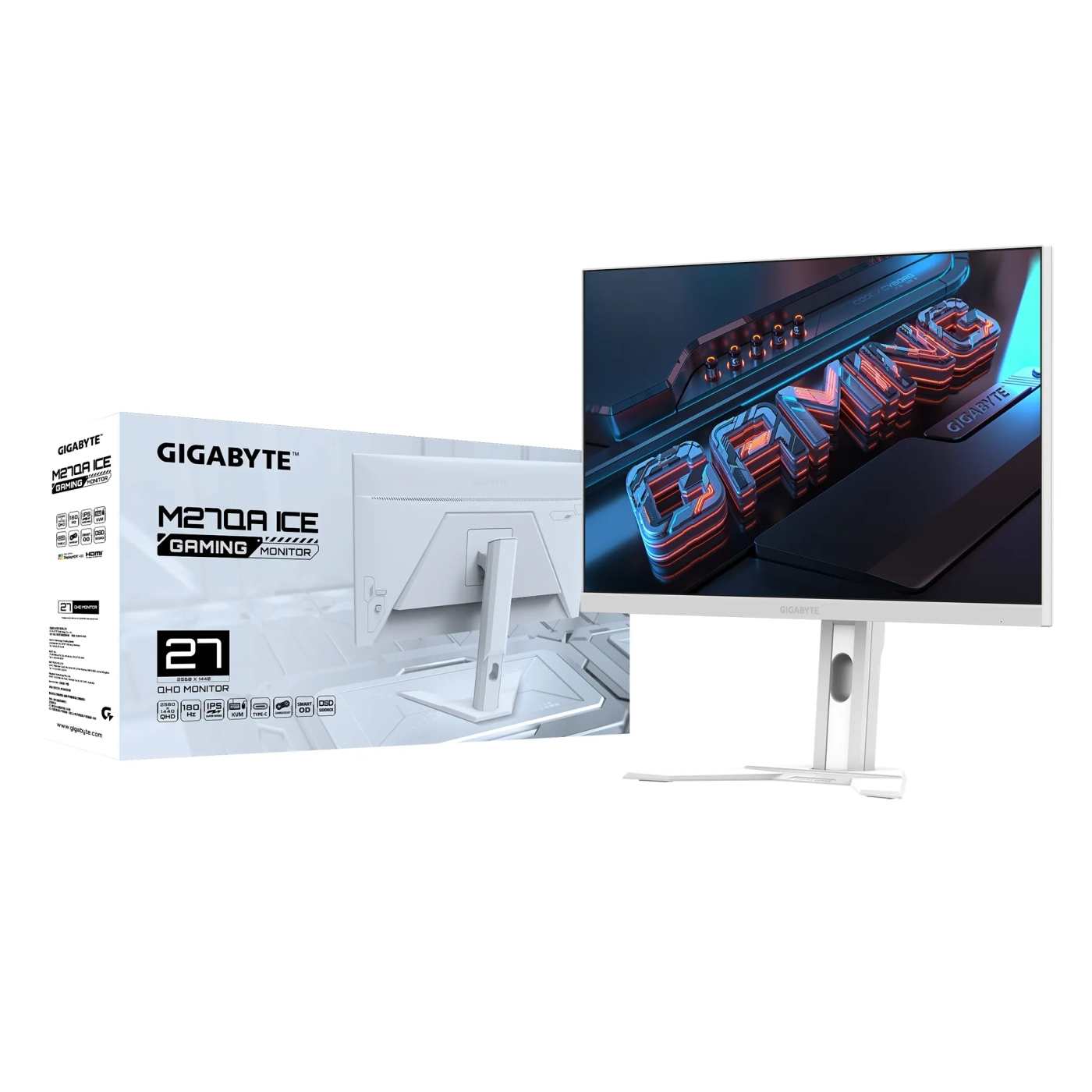 Купить Монитор 27" Gigabyte M27QA ICE White (M27QA ICE EK1) - фото 8