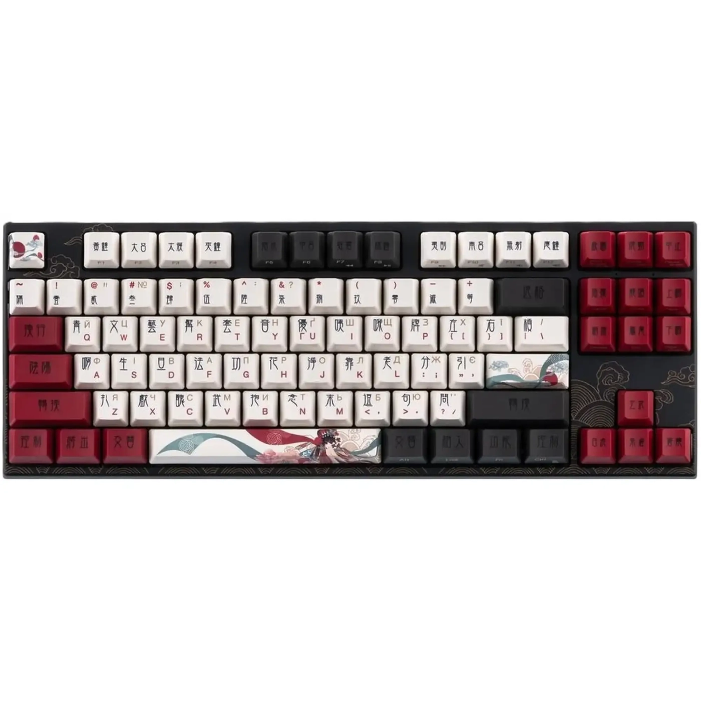 Купити Клавіатура Varmilo APT87 Beijing Opera C-TK Red (A92A028D4A5A17A025) - фото 1