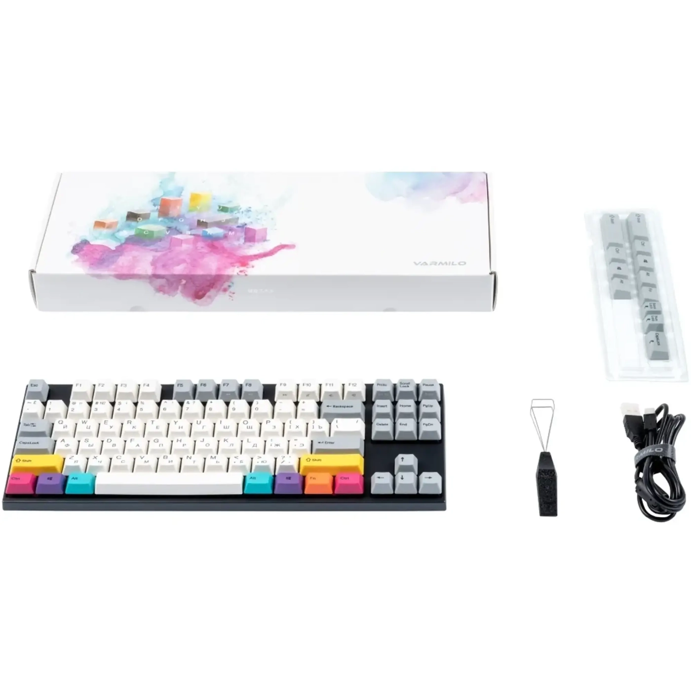 Купити Клавіатура Varmilo APT87 CMYK K-Prestige Silent (A92A024F8A5A17A007) - фото 8