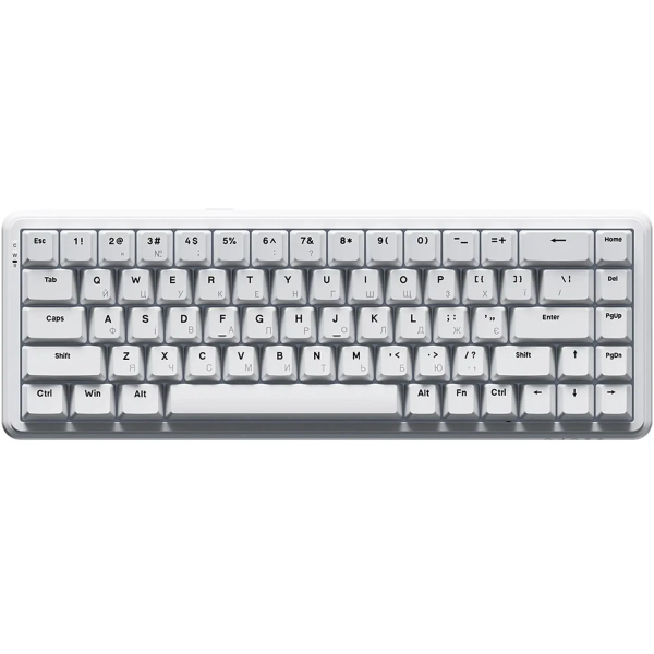 Купити Клавіатура Ajazz AK680 MAX RGB Magnetic Switches White (AK680-WM-W-A) - фото 1