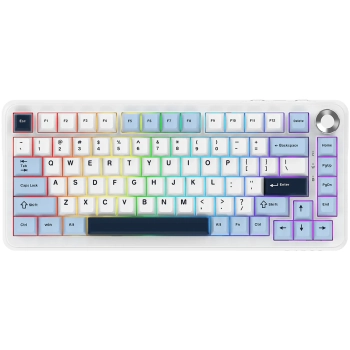 Купить Клавиатура AK820 MAX PLUS RGB Daydream Switch Wireless Blue/White/Dark (AK820MAX-DD-BWD) - фото 1