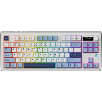Купить Клавиатура AK870 PLUS RGB Murad Switch Wireless Blue/White/Dark (AK870-MU-BWD) - фото 1