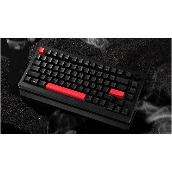 Купити Клавіатура Lemokey X4 84Key Keychron Red QMK/VIA Hot-Swap RGB ENG/UKR USB Black (X4-H1-UA) - фото 2