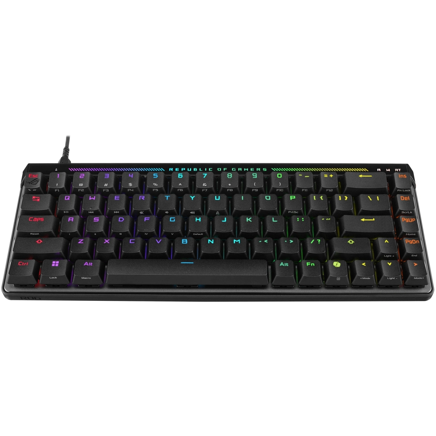 Купити Клавіатура Asus ROG Falchion Ace LED 68key HFX Magnetic Switches Black (90MP03VE-BKUA20) - фото 3