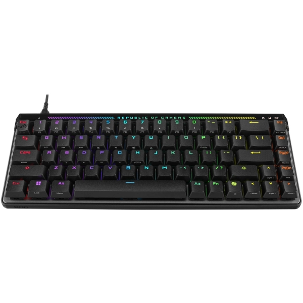 Купити Клавіатура Asus ROG Falchion Ace LED 68key HFX Magnetic Switches Black (90MP03VE-BKUA20) - фото 3