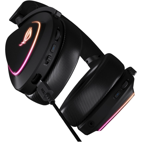 Купити Навушники ASUS ROG Delta II Black (90YH03W0-BHUA00) - фото 4