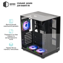 Купити Корпус QUBE AQUARIUM ARGB Black (AQUARIUM_GBNU3) - фото 6