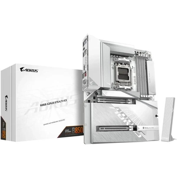 Купити Материнская плата Gigabyte B850 AORUS STEALTH ICE - фото 1