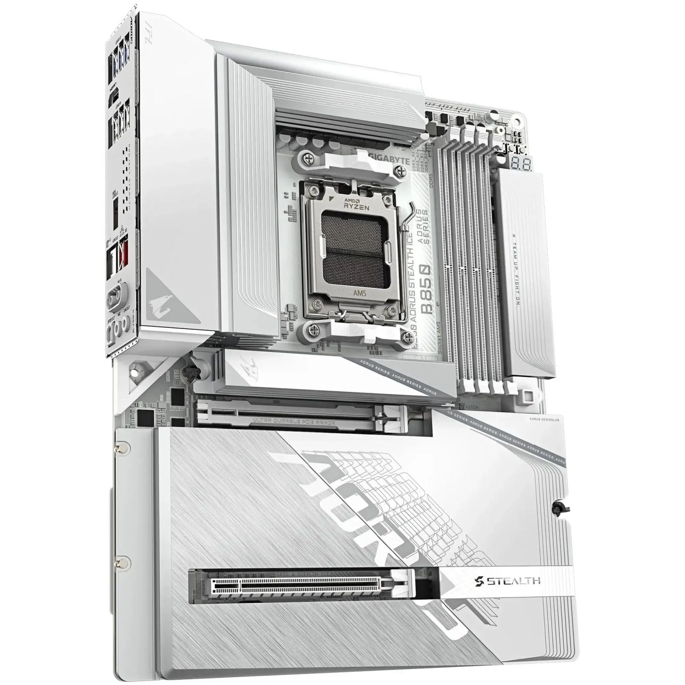Купити Материнская плата Gigabyte B850 AORUS STEALTH ICE - фото 2