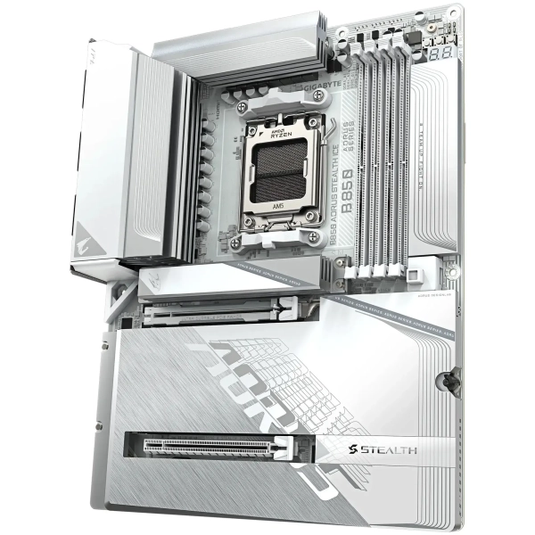Купити Материнская плата Gigabyte B850 AORUS STEALTH ICE - фото 4