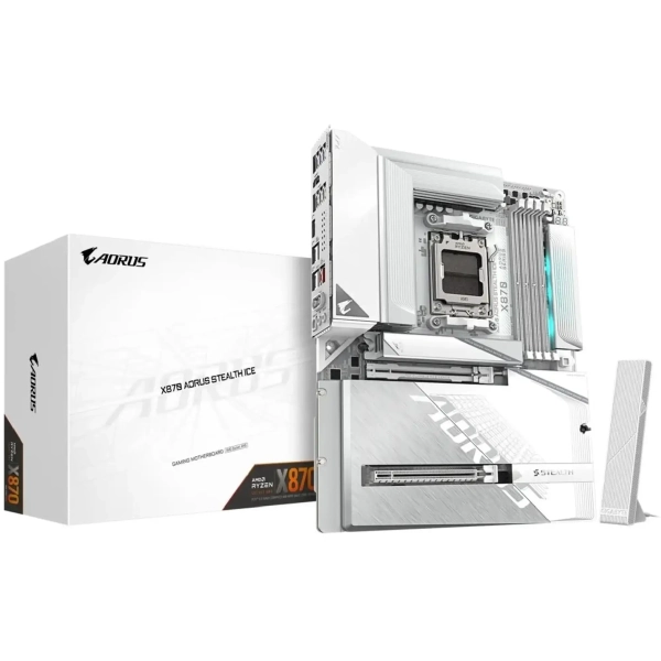 Купити Материнская плата Gigabyte X870 AORUS STEALTH ICE - фото 1