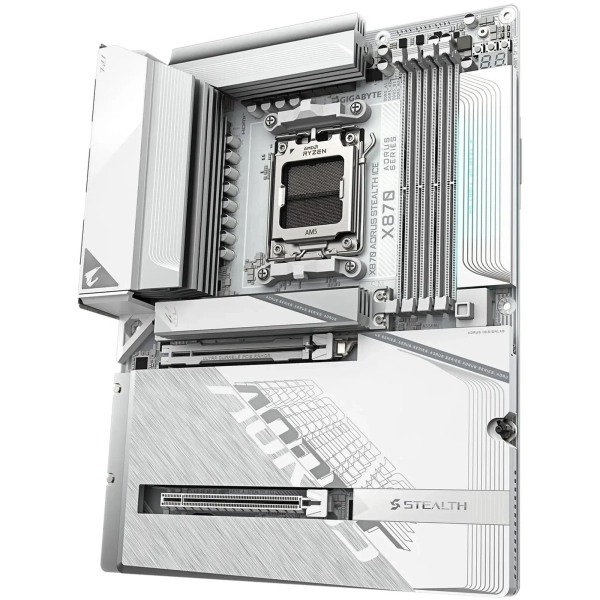 Купити Материнская плата Gigabyte X870 AORUS STEALTH ICE - фото 4