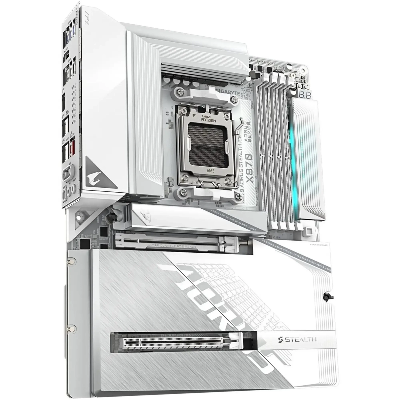 Купити Материнская плата Gigabyte X870 AORUS STEALTH ICE - фото 5