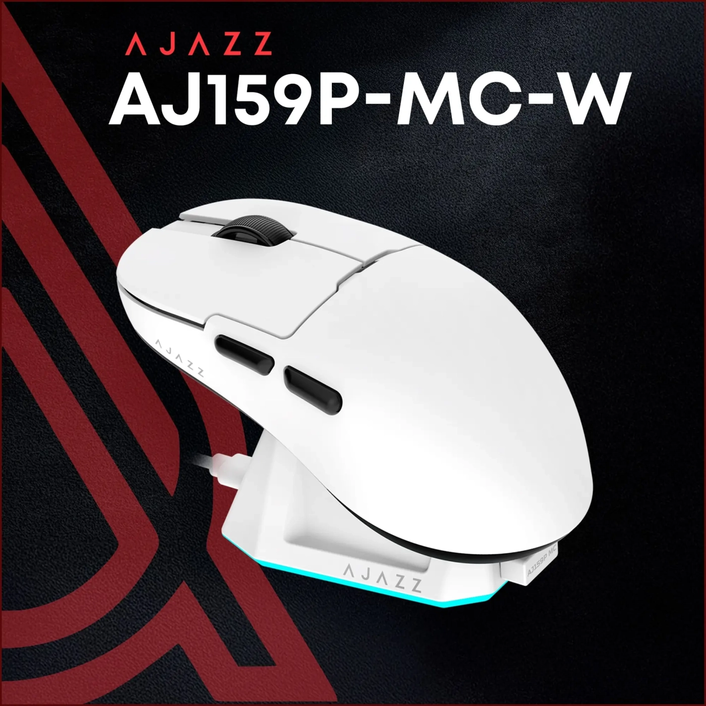 Купити Миша Ajazz AJ159P MC White (AJ159P-MC-W) - фото 5