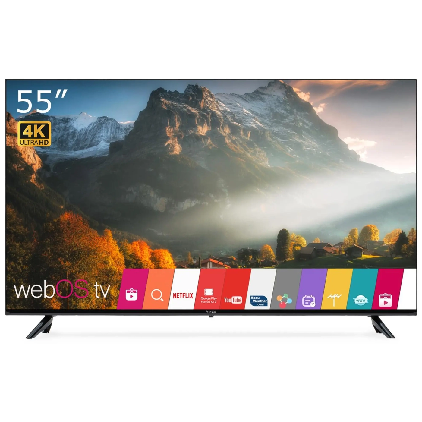 Купить Телевизор Vinga S55UHD25BWEB - фото 1