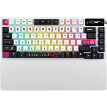 Купить Клавиатура ASUS ROG Azoth X NX Snow V2 EN PBT White (90MP044F-BKUA30) - фото 1