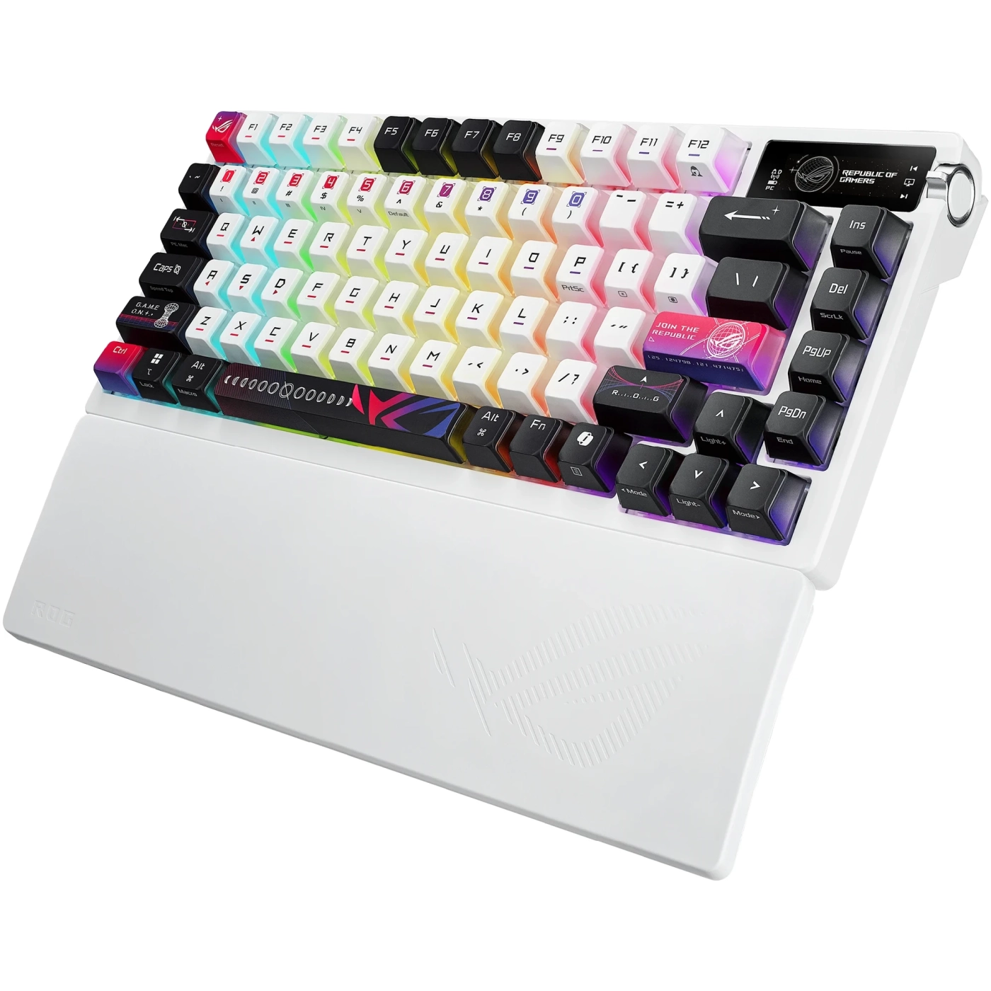 Купить Клавиатура ASUS ROG Azoth X NX Snow V2 EN PBT White (90MP044F-BKUA30) - фото 2