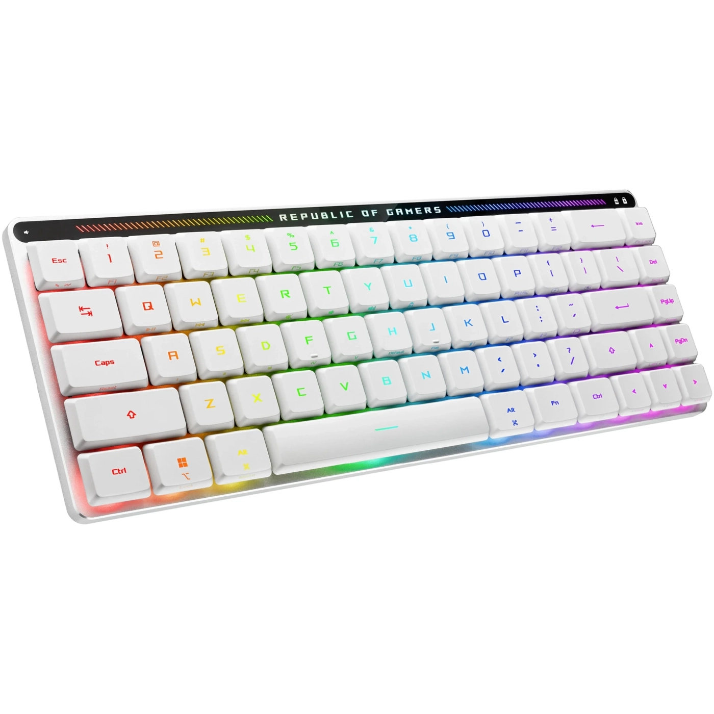 Купити Клавіатура ASUS ROG Falchion RX Red Switch EN/UK RGB White (90MP03EC-BKMA10) - фото 3