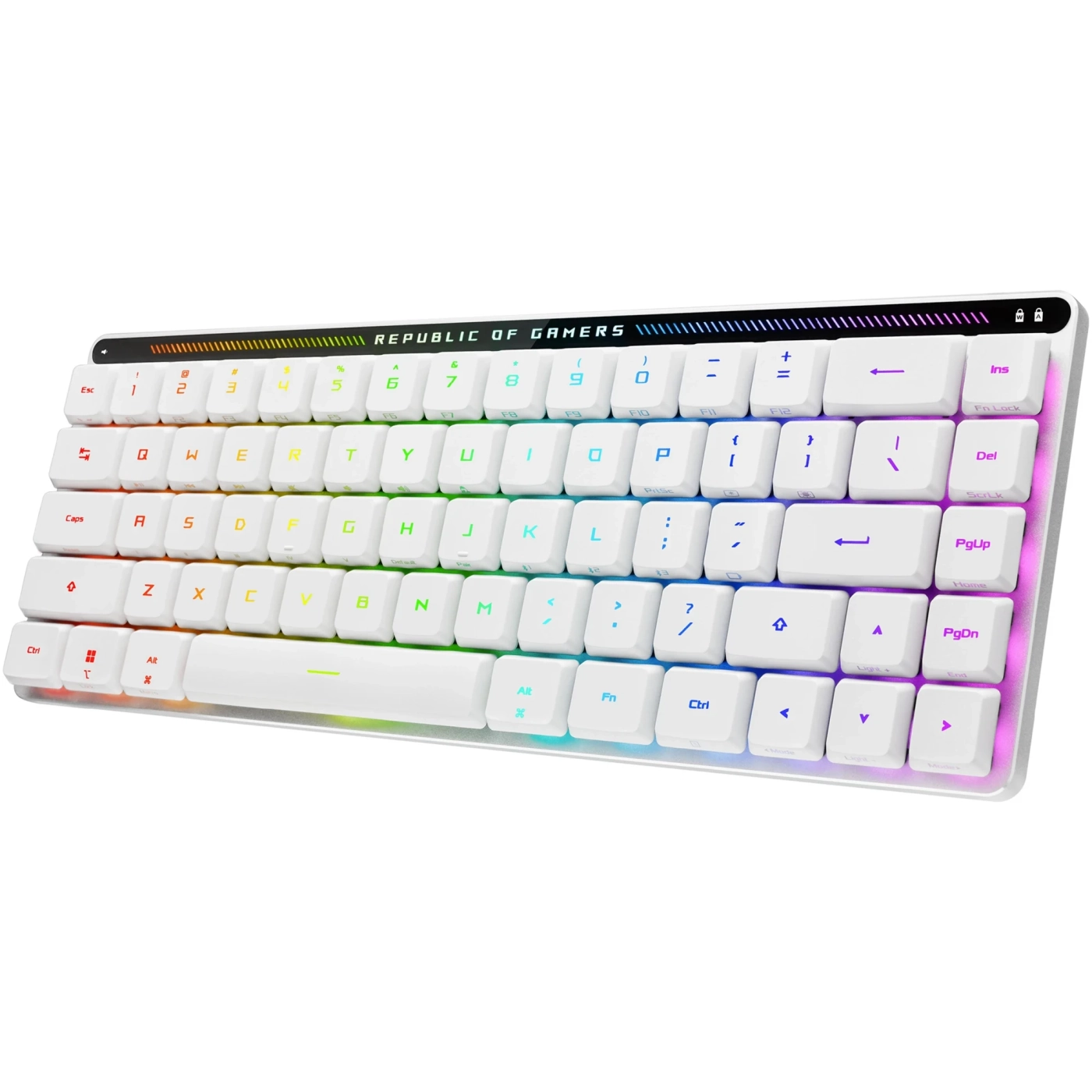 Купити Клавіатура ASUS ROG Falchion RX Red Switch EN/UK RGB White (90MP03EC-BKMA10) - фото 4