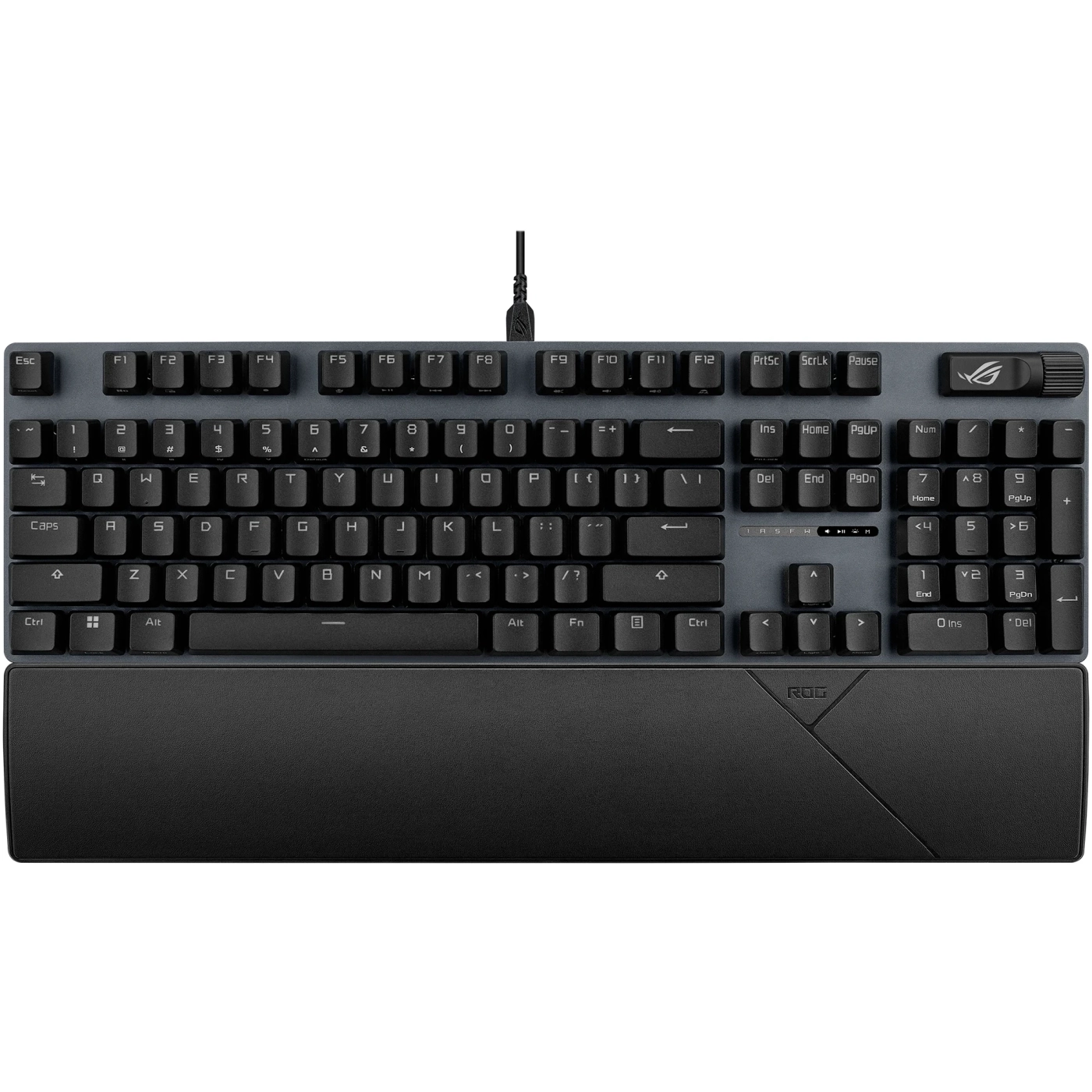 Купити Клавіатура ASUS ROG Strix Scope II X NX Snow V2 EN PBT Black (90MP03XF-BKUA20) - фото 2