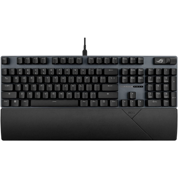 Купити Клавіатура ASUS ROG Strix Scope II X NX Snow V2 EN PBT Black (90MP03XF-BKUA20) - фото 2