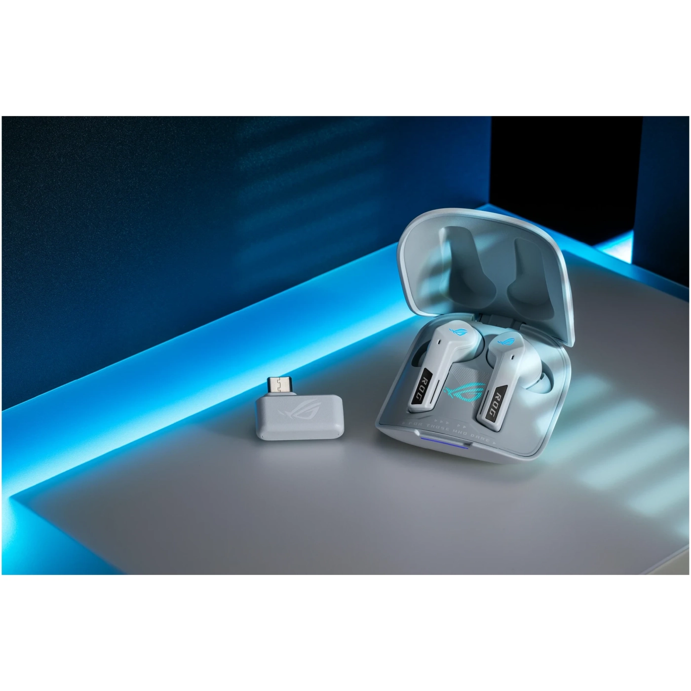 Купити Навушники ASUS ROG Cetra True Wireless SpeedNova White (90YH03Y0-BTUA10) - фото 5