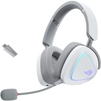 Купити Навушники ASUS ROG Delta II Moonlight White (90YH03W0-BHUA10) - фото 1