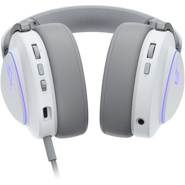 Купити Навушники ASUS ROG Delta II Moonlight White (90YH03W0-BHUA10) - фото 4