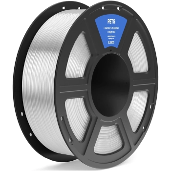 Купити PETG Filament (пластик) для 3D принтера ELEGOO 1кг, 1.75мм, прозорий (50.203.0394) - фото 1
