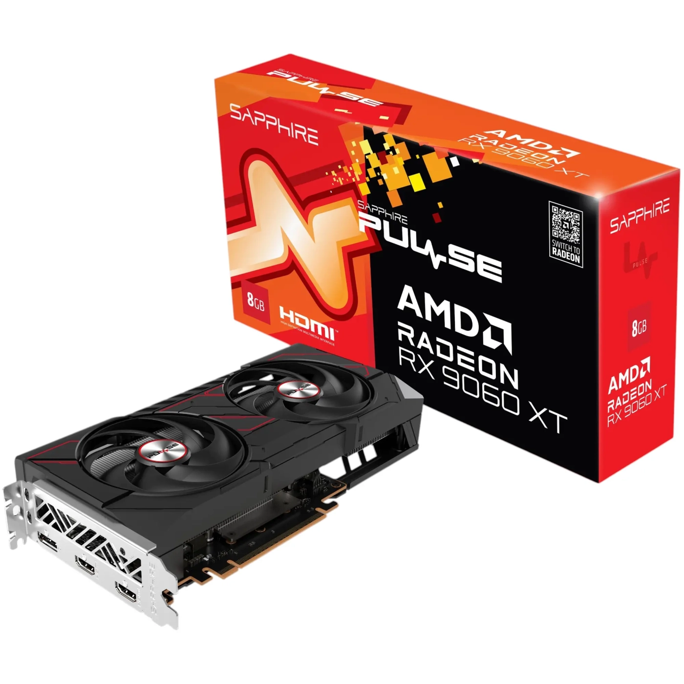 Купить Видеокарта Sapphire AMD Radeon RX 9060 XT PULSE 8GB GDDR6 (11350-04-20G) - фото 6