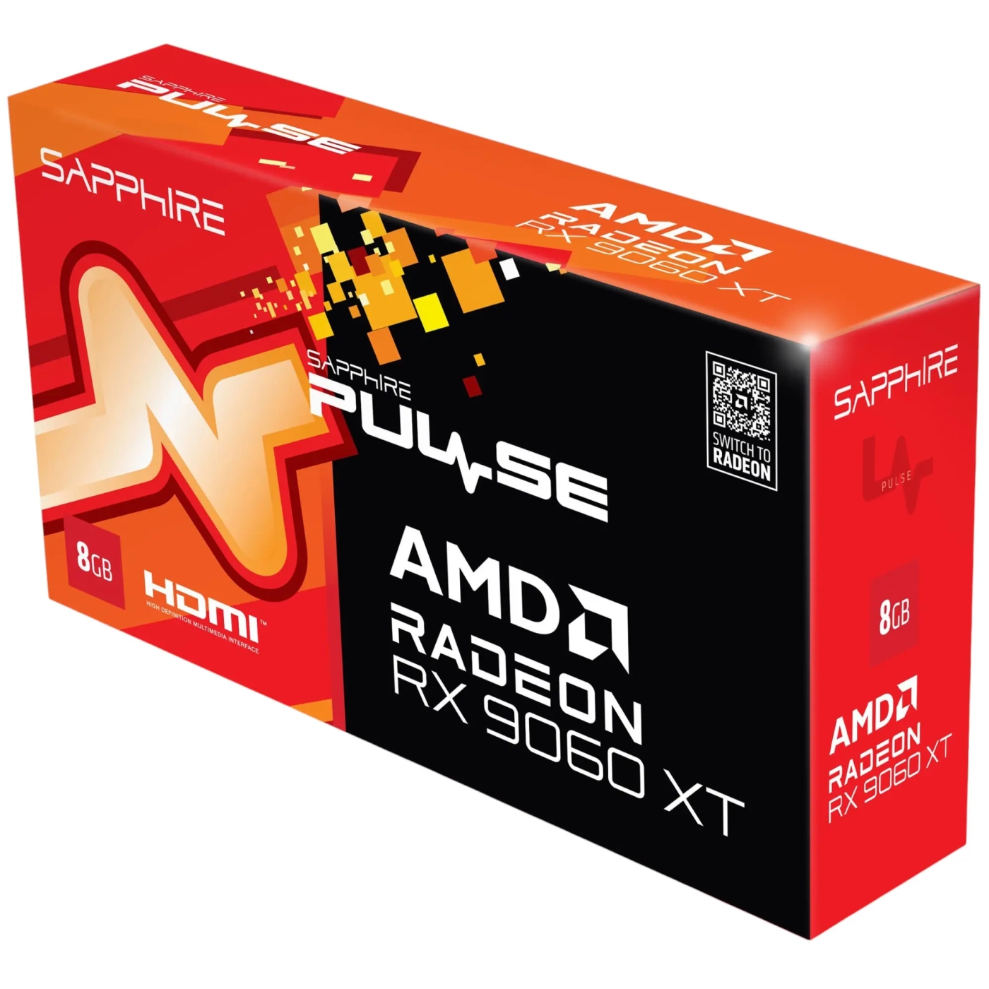 Купить Видеокарта Sapphire AMD Radeon RX 9060 XT PULSE 8GB GDDR6 (11350-04-20G) - фото 8