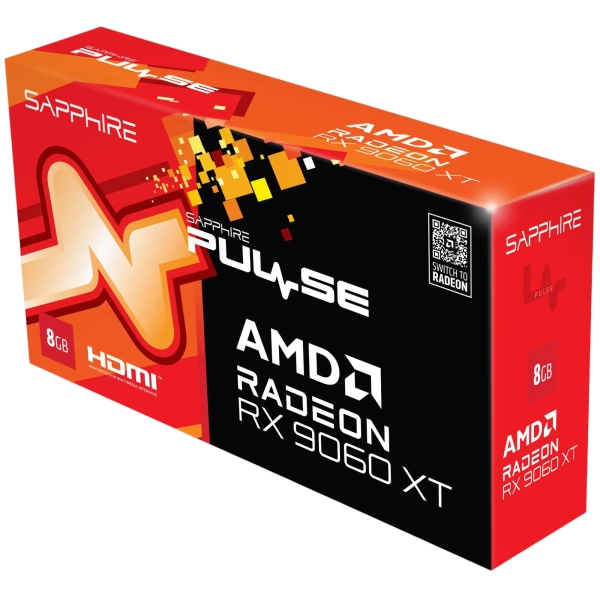 Купить Видеокарта Sapphire AMD Radeon RX 9060 XT PULSE 8GB GDDR6 (11350-04-20G) - фото 8