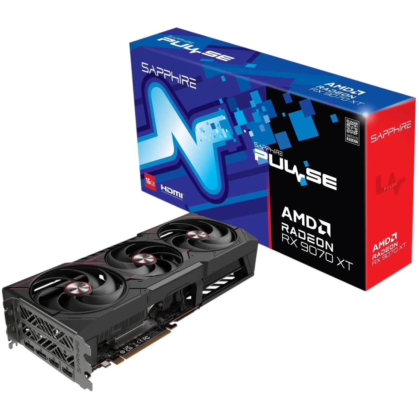 Купити Відеокарта Sapphire AMD Radeon RX 9070 XT PULSE 16GB GDDR6 (11348-03-20G) - фото 2
