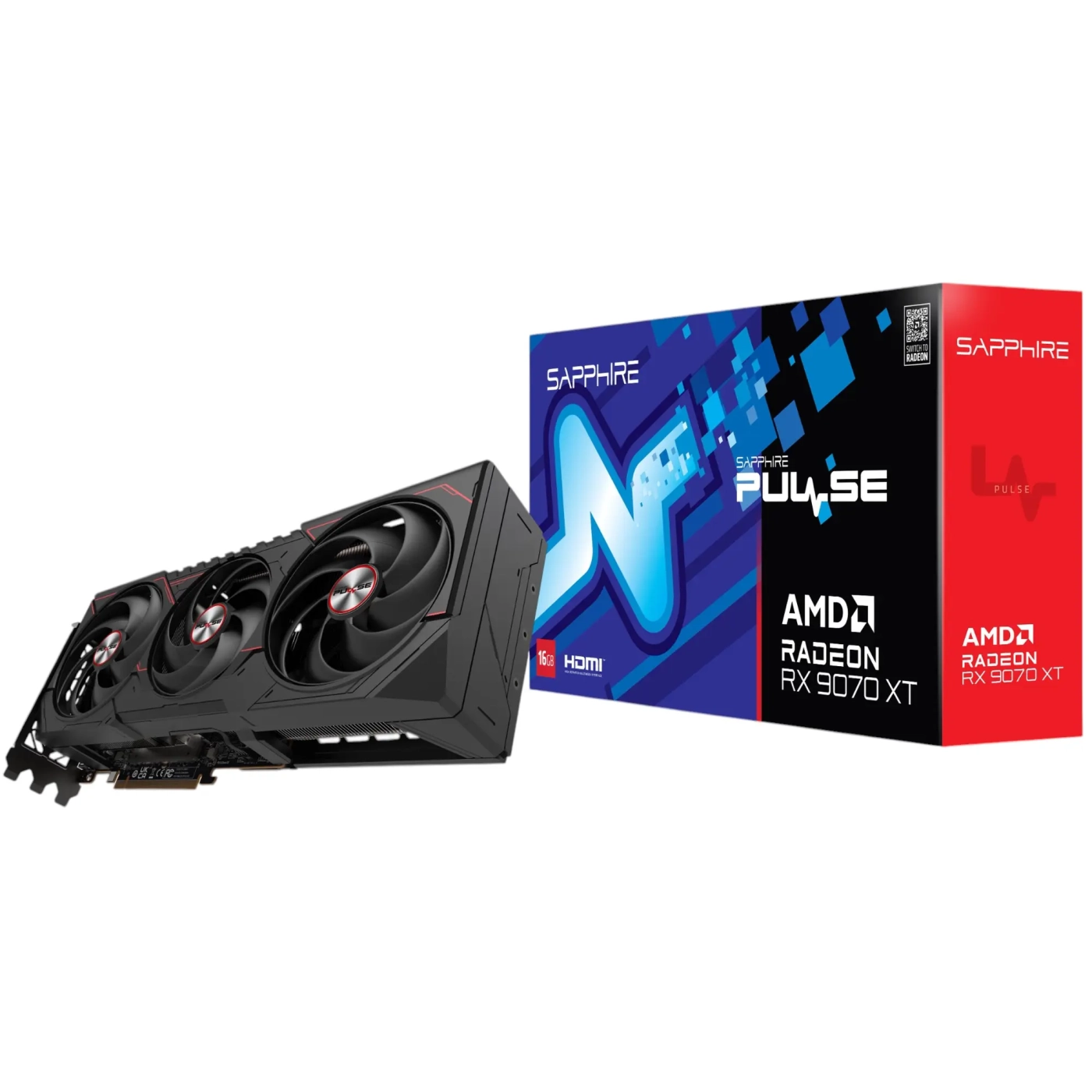 Купити Відеокарта Sapphire AMD Radeon RX 9070 XT PULSE 16GB GDDR6 (11348-03-20G) - фото 3