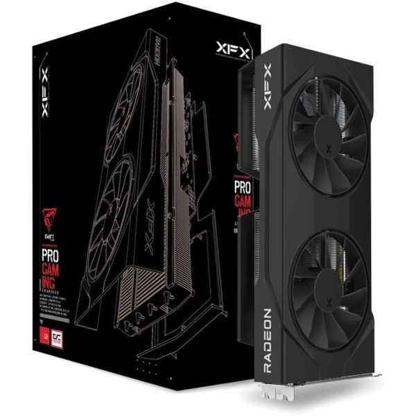 Купить Видеокарта XFX AMD Radeon Radeon 9060 XT Swift OC 8GB GDDR6 (RX-96TSW8GBQV) - фото 5