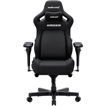 Купити Крісло для геймерів Anda Seat Kaiser 4 V2 Size XL Black Fabric (AD12YDDC-XLL-20-B-CF-03) - фото 1