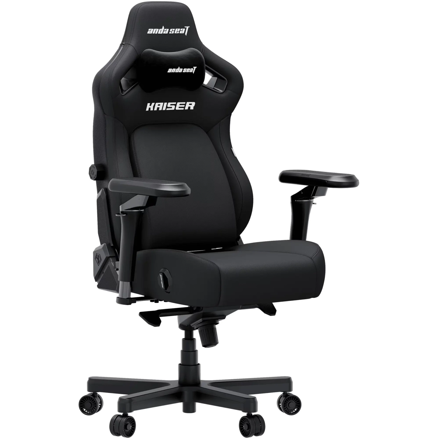 Купити Крісло для геймерів Anda Seat Kaiser 4 V2 Size XL Black Fabric (AD12YDDC-XLL-20-B-CF-03) - фото 2