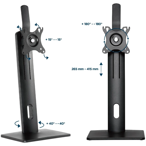 Купити Кріплення для монітора Gembird MS-D1-01 - фото 8