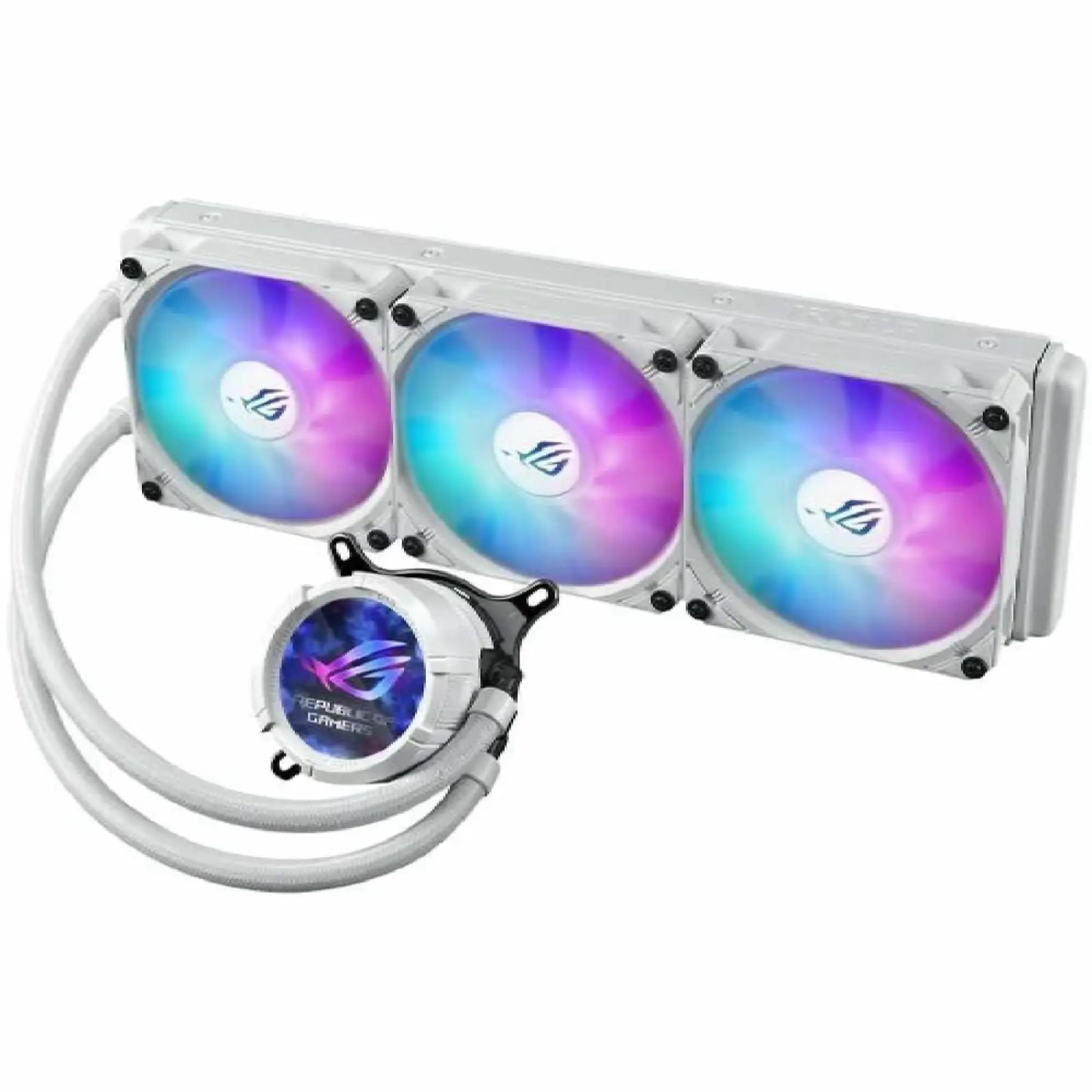 Купити Система водяного охолодження ASUS TUF GAMING LC III 360 ARGB LCD WHT (90RC01A2-B0EAY0) - фото 2