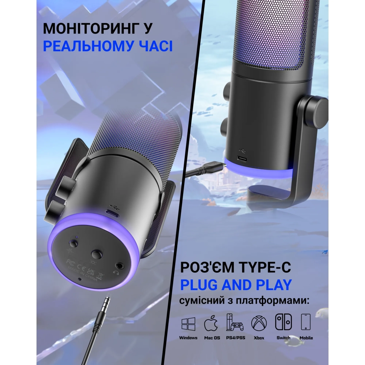 Купить Микрофон Fifine AM6 Black - фото 6