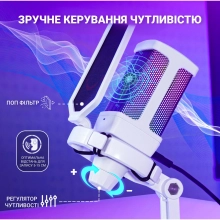 Купити Мікрофон Fifine Q6W White - фото 6